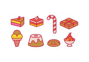 Sweet vectors icons