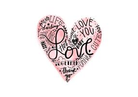 Valentines Day Lettering vector