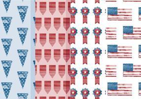 Vector 4th of July Patterns