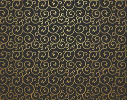 Golden Scrollwork Vector Background