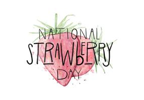 Strawberry Day Illustration
