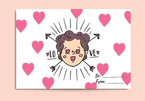 Free Valentines Day Card vector