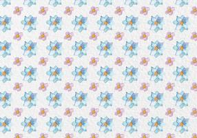 Free Vector Spring Watercolor Flowers Pattern
