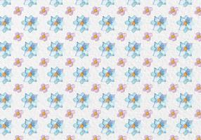 Free Vector Spring Watercolor Flowers Pattern