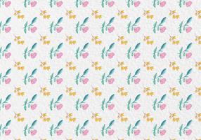 Free Vector Watercolor Spring Flowers Pattern