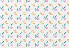 Free Vector Watercolor Spring Flowers Pattern