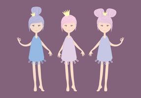 Vector Cute Fairies 