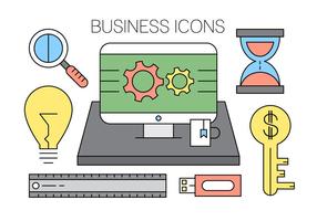 Iconos de Office gratuitos vector