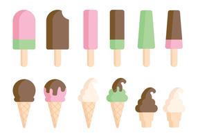 Toffee Ice Cream Vectors