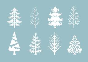 Colección de vectores de árboles de Navidad o Sapin