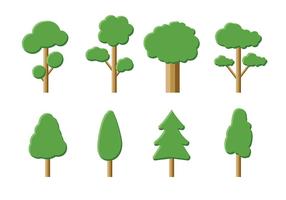 Árbol Icon Pack Vector