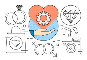 Engagement Icons vector