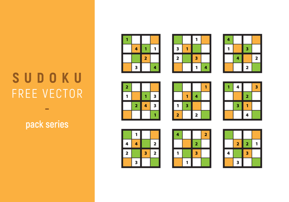 Sudoku Vector Pack Series
