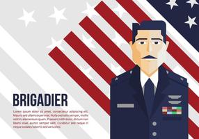 Military General Background vector