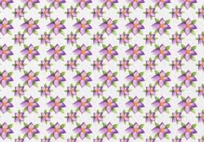 Patrón de vector libre de la acuarela púrpura de las flores