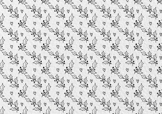 Free Vector Holy Flower Leaves Seamless Pattern