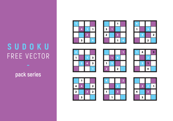 Sudoku Free Vector Illustration