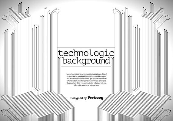 Technologic Background - Vector 