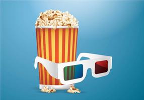 3D Movie Experience Vector