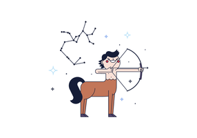 Free Sagittarius Vector