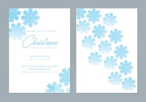 Snowflake Vector Winter Cards