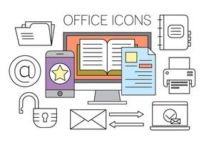 Free Office Icons vector