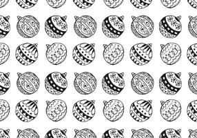 Free Christmas Hand Drawn Pattern Background vector