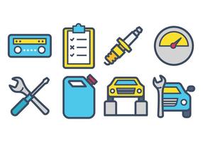 Car Service Icons vector