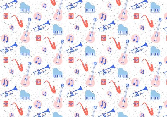 Musical Instruments Pattern