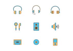 Set of Music Vector Icons