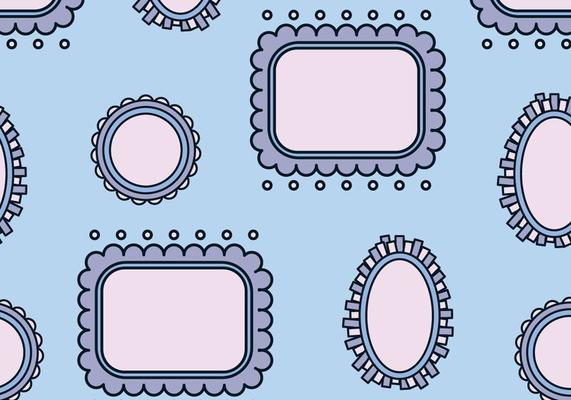 Blue Frames Pattern