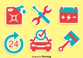 Great Car Service Icons Vector