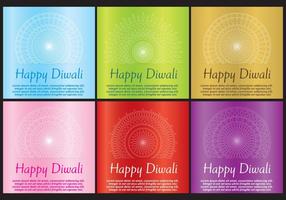 Diwali Cards vector