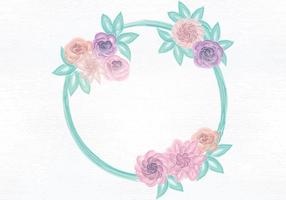 Vector Watercolor Wreath