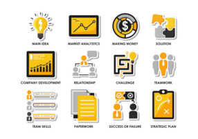 Bussines Flat Icons