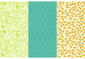 Background Daun Seamless Patterns  vector