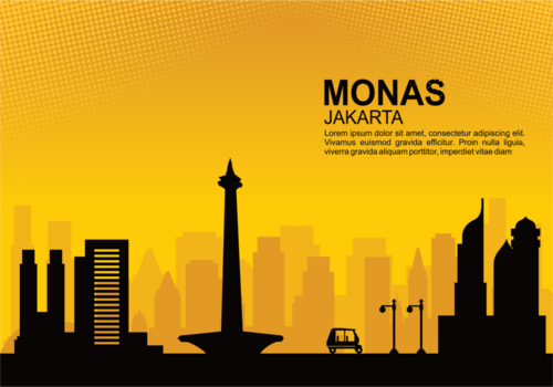 Monas Indonesia Vector Download Free Vector Art Stock 