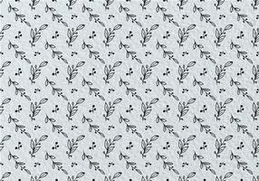 Free Vector Hand Draw Leaves Pattern