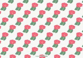 Petunia Seamless Vector Pattern