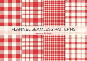 Free Red Flannel Vector Patterns