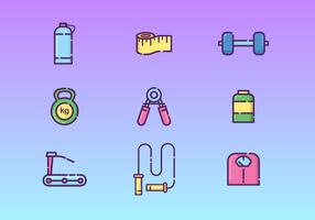 Free Gym and Exercise vector