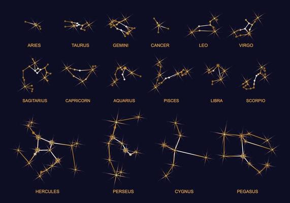 Constellations Vector Graphics