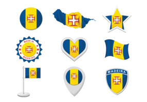 Madeira Icons Vector