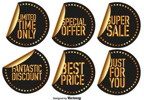 Vector Sale Stickers