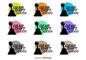 Gear Shift Vector Icons