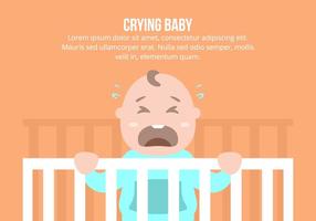 Crying Baby Background vector
