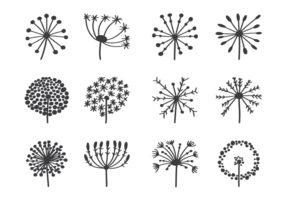 Blowball vector de los iconos