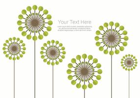 Simple Blowball Background vector