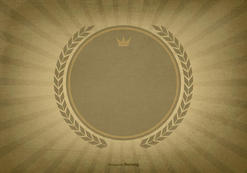 Textured Sunburst Background W Blank Label Download Free Vectors