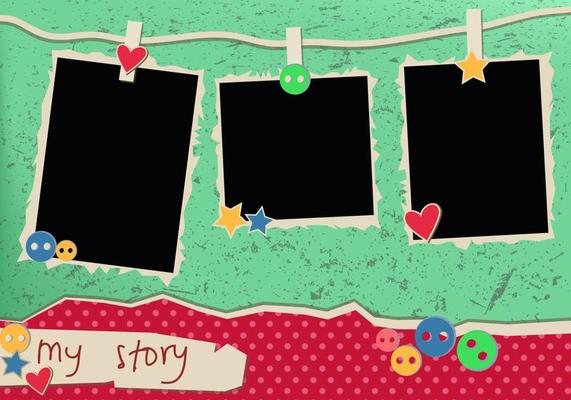My Story Vintage Polaroid Frames